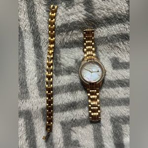Citizen watch and bracelet set